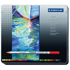 施德樓 STAEDTLER 金鑽級水性色鉛筆 36色組 - 色彩鮮明、水溶性佳, 1個