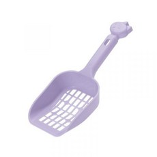 Richell 卡羅貓砂鏟 便盆鏟 原廠公司貨，輕鬆鏟屎不費力，鏟面加大更省時，多色可選, Richell紫色(粗顆)ID56101, 1個