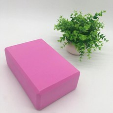 체육관 바디 쉐이핑 요가 블록 폼 필라테스 벽돌 피트니스 운동 스트레칭 건강 훈련, 색상: 1. Hot Pink