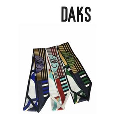 [백화점정품] 26년NEW 닥스 DAKS 실크 양면 미니 스카프 FKO024O