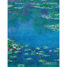 (영문도서)Claude Monet Daily Planner 2026: Water Lilies Painting Artistic French Impressio... Paperback, Semsoli, English, 9781965994535