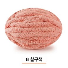 두꺼운 뜨개실 250g 빅얀 핑거니팅 재료 고급스러운, 06스킨 06스킨, 1개