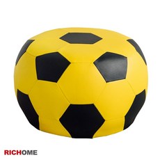 RICHOME 夫特伯足球椅 3色, 黃黑, 1個