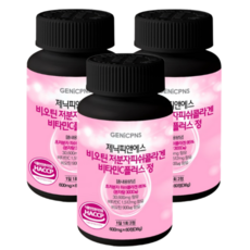 잇몸콜라겐 잇몸에 좋은 저분자 콜라겐 제닉피앤에스 300달톤 피쉬콜라겐, 3개, 60정