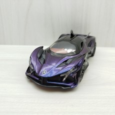 宅米吉 全新盒裝現貨 1:32 阿波羅超跑 太陽神 紫色 合金 模型車 聲光車 迴力車 交通模型, 1個