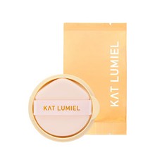 캣루미엘 웨어리스 스킨핏 쿠션 파운데이션 리필 12g, 21호브랜디크림, 1개