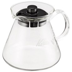Kalita (Carita) 커피 서버I 붓는 컵(Pour Over Carafe)I 500ml (17oz)I 내열 유리 I Made in Japan 싱글컵 클리어103855