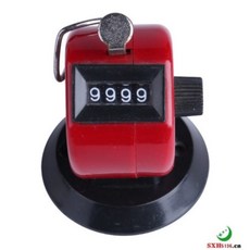 小邑的家 底座型 機械計數器 手動計數器, 紅色, 1個