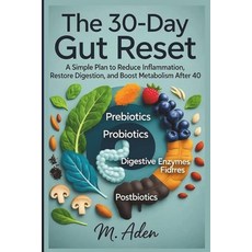 (영문도서)The 30-Day Gut Reset: A Simple Plan to Reduce Inflammation Restore Digestion a... Paperback, Independently Published, English, 9798272154293