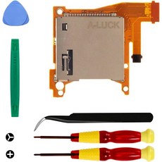 닌텐도 스위치 라이트와 호환되는 교체용 게임 카트리지 카드 리더 슬롯 수정 도구가 있는 액세서리 부품