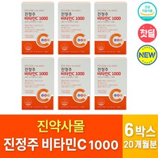 진정주몰 진약사 비타민C 1000 진정주 비타민씨 천연 옥수수 비타민시, 600정, 1개