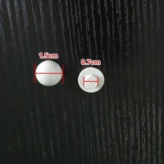 馬桶蓋墊片 緩衝防滑, 圓型兩個, 1個