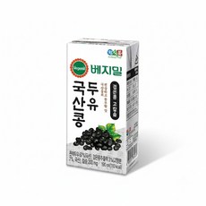[정식품]베지밀 국산콩 검은콩 고칼슘 두유 190mlx32팩, 190ml, 32개