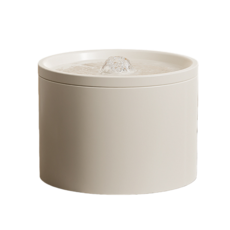 JODDA 애견 자동 정수기 정수기 순환 여과 급수기 애완 동물 용품, 1개, 흰색, 도자기