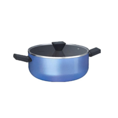 도루코 인덕션 퓨어 라이트 IH 양수 냄비, 1개, 애쉬블루, 20cm