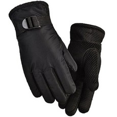 남성손장갑 스포츠 겨울 방한 장갑 남성 야외활동 기모 손장갑, 블랙