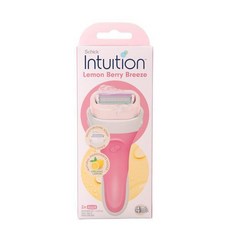 쉬크 인튜이션 레몬베리 브리즈 여성면도기(날 2개입)