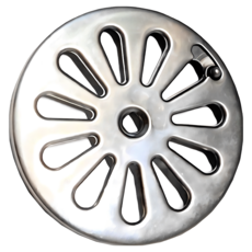 SHANG CHENG 304不銹鋼浴室排水孔蓋 可調式開關防臭, 單片【直徑7.4CM】