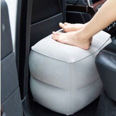 발받침쿠션 차량 발베개 다리쿠션 장시간 차량 기내 3단, wa 3단 그레이 발쿠션