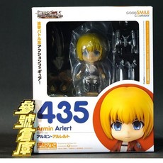GOODSMILE COMPANY 黏土人 阿爾敏 亞魯雷特 進擊的巨人 435 Q版模型, 1個