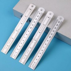 양면 스테인레스 15cm 스틸자, 1개