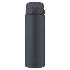 ZOJIRUSHI 象印 不鏽鋼馬克保溫瓶 SU-BA48-BM, 1個, 480ml, 午夜黑