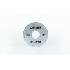 엑스마스터 경량 원판 덤벨 원판 바벨 중량 훈련 크롬원판 홈트 원판, 10. 전기 도금 1.25 (한 쌍)