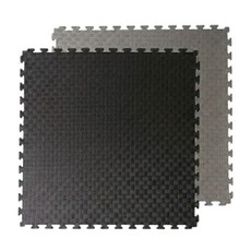 EVA 巧拼健身墊 50x50cm, 2個, 黑灰雙色
