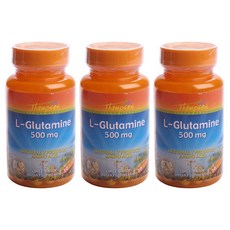THOMPSON L-谷氨酰胺 500 毫克素食膠囊, 30 件, 3個