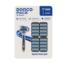 페이스 3D모션 면도기세트 (1+17) 도루코 COSTCO, 1개