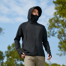 通用原紗冰感防晒衣，男女釣魚可拆卸大帽簷，抗紫外線UPF100