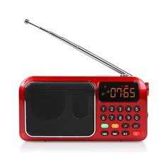 라디오 후레쉬 MP3 플레이 캠핑 낚시 휴대용 충전식 FM라디오, 단일, 단일