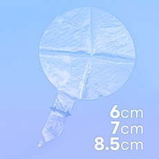 55센티(22) 버블데코 PVC (주입구확장) 이벤트 파티 6cm 7cm 8.5cm 투명 클리어 커스텀 풍선, ( 7cm )