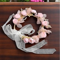 보급창고 플라워 화관 파티화관