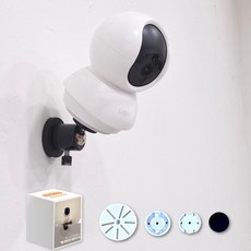 비바로드 자석 홈캠거치대 홈카메라 베이비캠 펫캠 CCTV 무타공 설치, 블랙