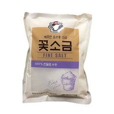 백설 꽃소금, 10개, 1kg