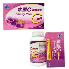 Central Flagship 水漾C 緩釋膠囊 葡萄籽萃取 維他命C 500mg, 1個, 60顆