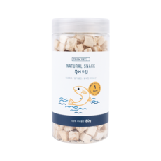 프롬벳 국산 동결건조 북어 트릿 강아지 고양이, 80g, 1개