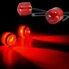 차량용 led 램프 보조 실외 오토바이 차량용 포인트 등 경고등 싸이키 자전거 사이드 자동차 브라켓 후미등