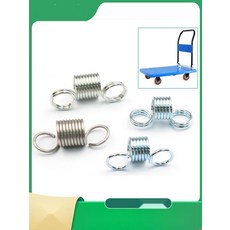 [접이식 손잡이용] 카트 인장스프링 강력 고정 교체용 부품, M8 스텐 나사너트 각 2개