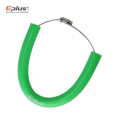 EPLUS 범용 오토바이 배기 파이프 실리콘 보호 커버 가드 링 KTM EXC SX 열 방지 낙하, 05 green