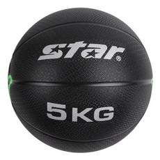 메디신 핸들 홈트 볼 5kg ER161 스타 아령, 1개