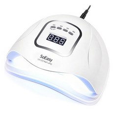 UV LED SUN X5 150w 전문가용 고출력 젤 네일 램프, 화이트, 1개