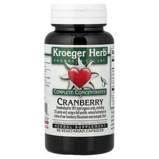 Kroeger Herb Co Complete Concentrates Cranberry 90 Vegetarian Capsules, 1개