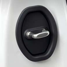 가치온 도어 스트라이커 보호캡, 4개, 블랙