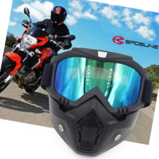 오토바이고글 전면고글 방한고글 서바이벌게임, 전면 옐로우렌즈