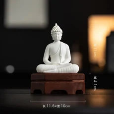 석가모니 불상 타타가타 세라믹 램프 거실용 원형 향로 홈 데코