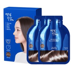 일체형 염색가인 빠른염색약, 네추럴블랙, 15개, 1세트(내추럴 블랙)