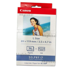 루체트리 인화지 셀피 CP1300 KL-36IP 카트리지1개 인화지L 36매 사진 용지