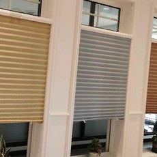 사무실 창문 부착형 블라인드 햇빛 차단 암막 가리개 종이 소재 미니 세로형